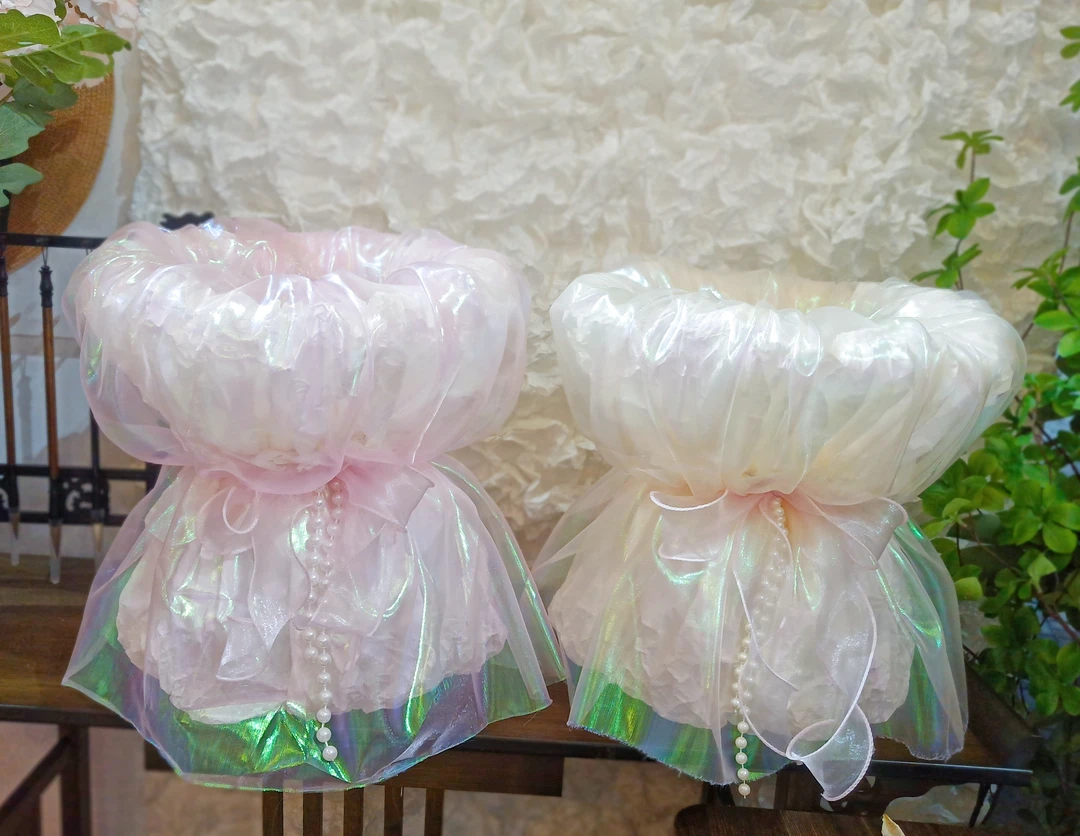 五彩幻影纱（2包起拍  1.3m✘1.5m/块)