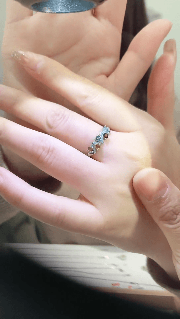 【闪购商品】碧玺戒指银S925镶嵌1