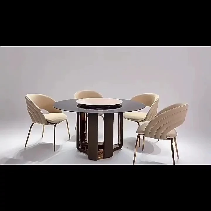 意式极简餐椅轻奢餐椅现代简约高靠背椅北欧家用椅不锈钢彩虹椅子