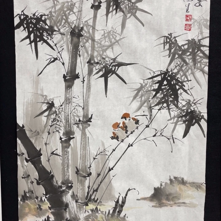 绘画会**单四尺三开作品
