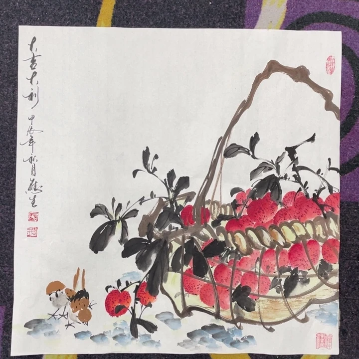 绘画五十斗方作品