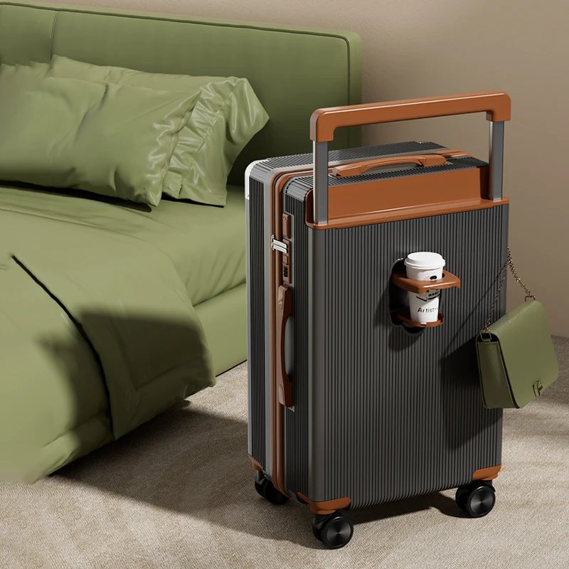 宽拉杆高品质行李箱女生高颜值2024新款结实耐用加厚密码旅行箱男