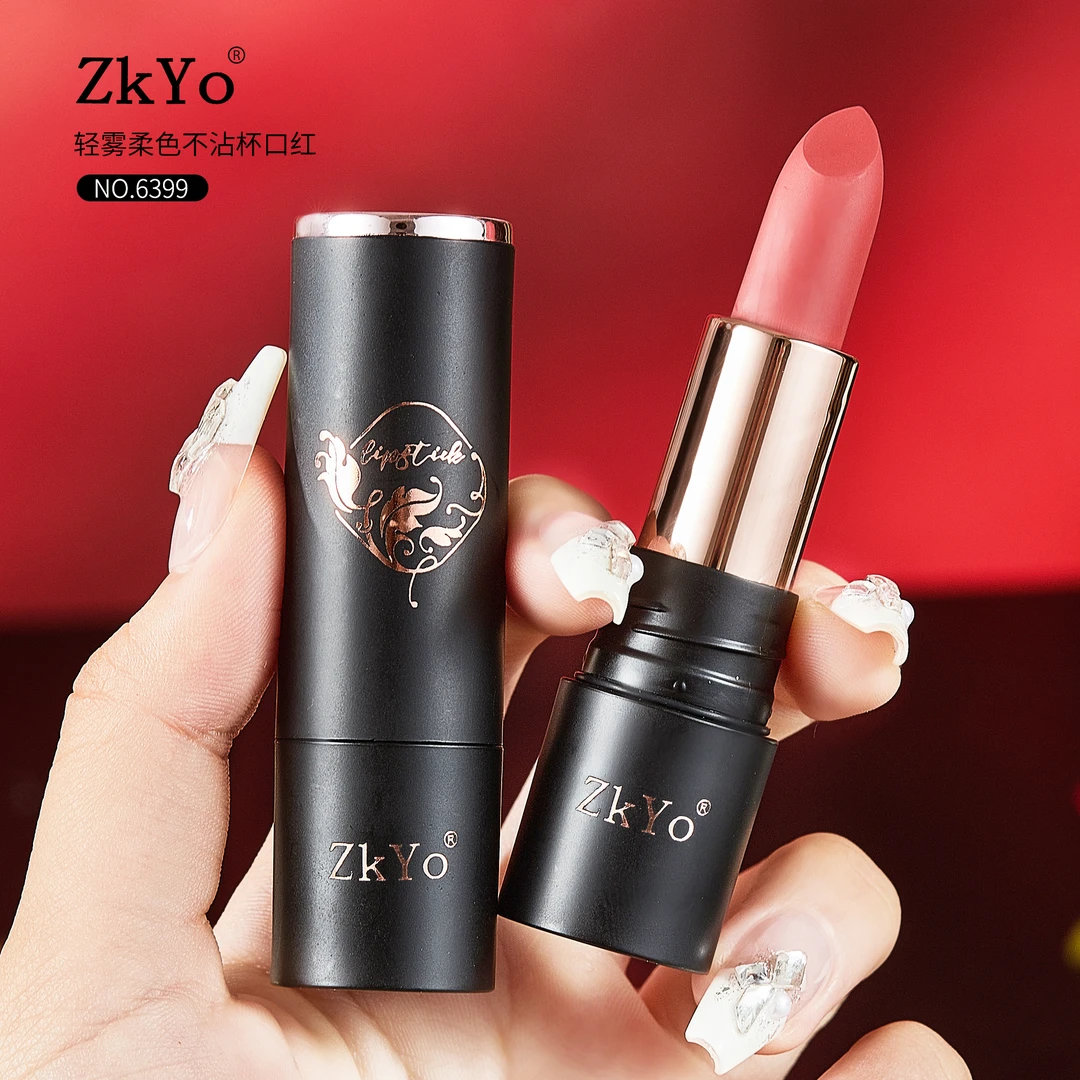 ZKYO轻雾柔色不沾杯口红持久不掉色不沾杯自然滋润提升色气上色