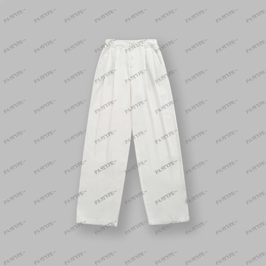 春夏白色亚麻休闲裤88125