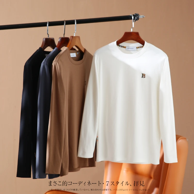 【李生严选】春秋新款高端商务简约大气圆领卫衣 X484-3310