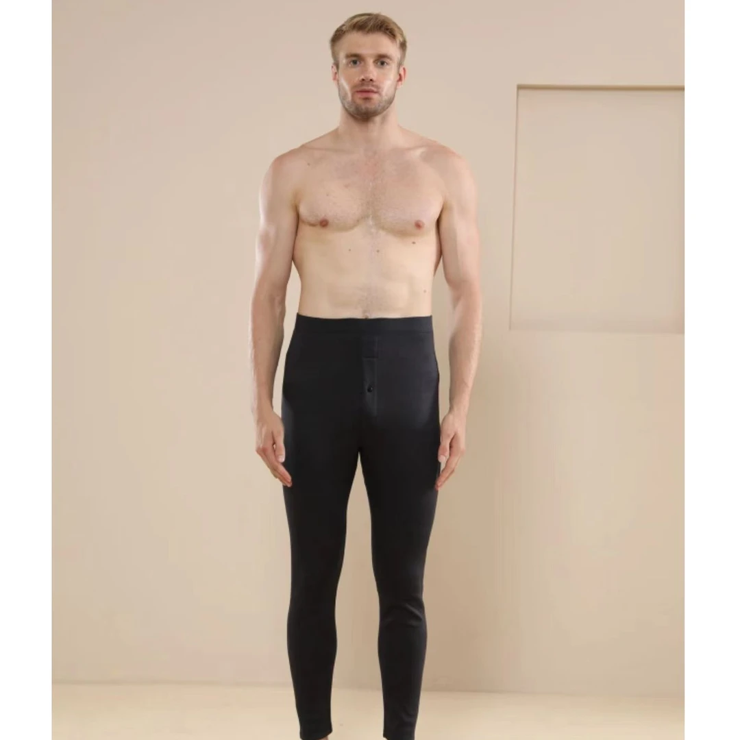 【李生严选】男款秋冬加绒舒适保暖裤黑色休闲裤  A431-2315/2312