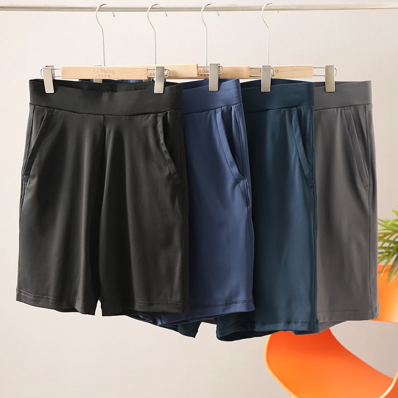【李生严选】夏季新款柔软高弹舒适纯色百搭短裤 X526-23RB302