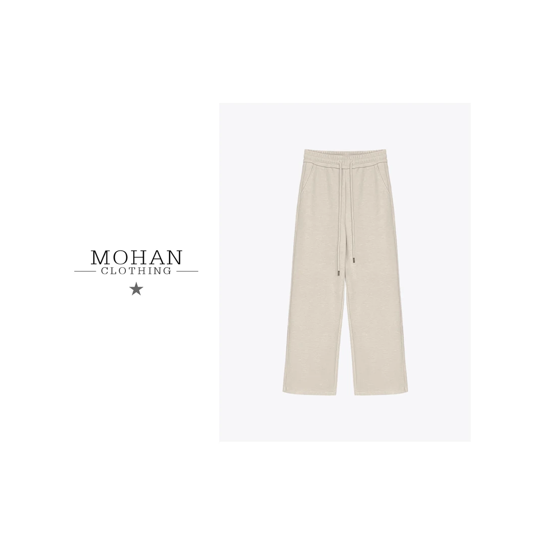 CLOTHING/墨含高奢时尚气质修身舒适百搭羊毛醋酸休闲裤PH8608