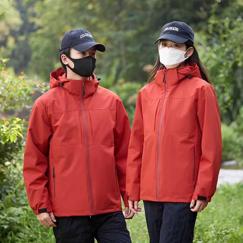 2024新款男女秋冬三合一可拆卸两件套防风防水冲锋外套学生韩版X