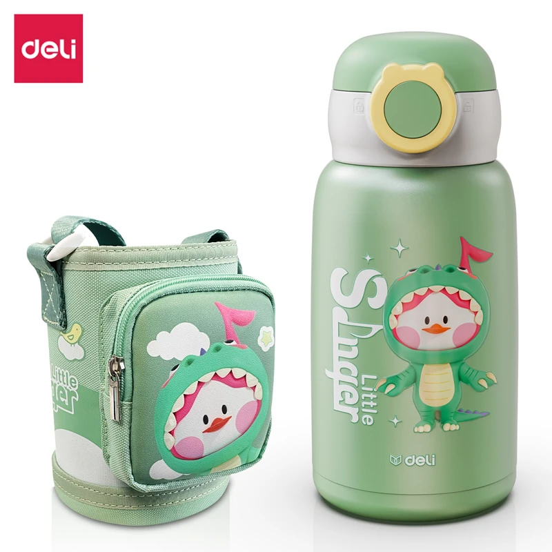 得力高品质儿童保温杯LL607-SGN （630ml）