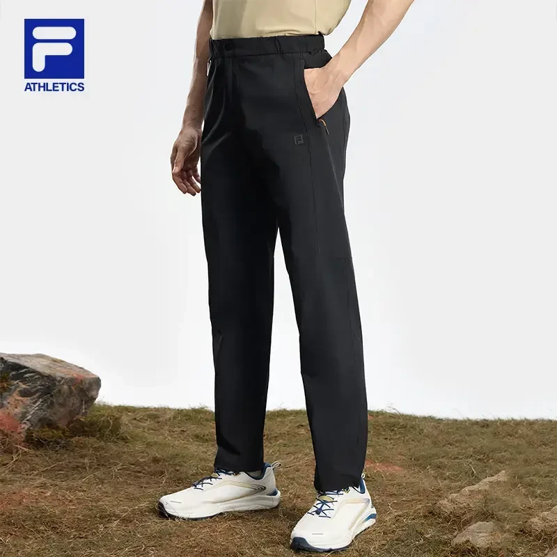 Fila/斐乐男士 【户外舒适运动潮流】直筒百搭长裤 A11M437807F