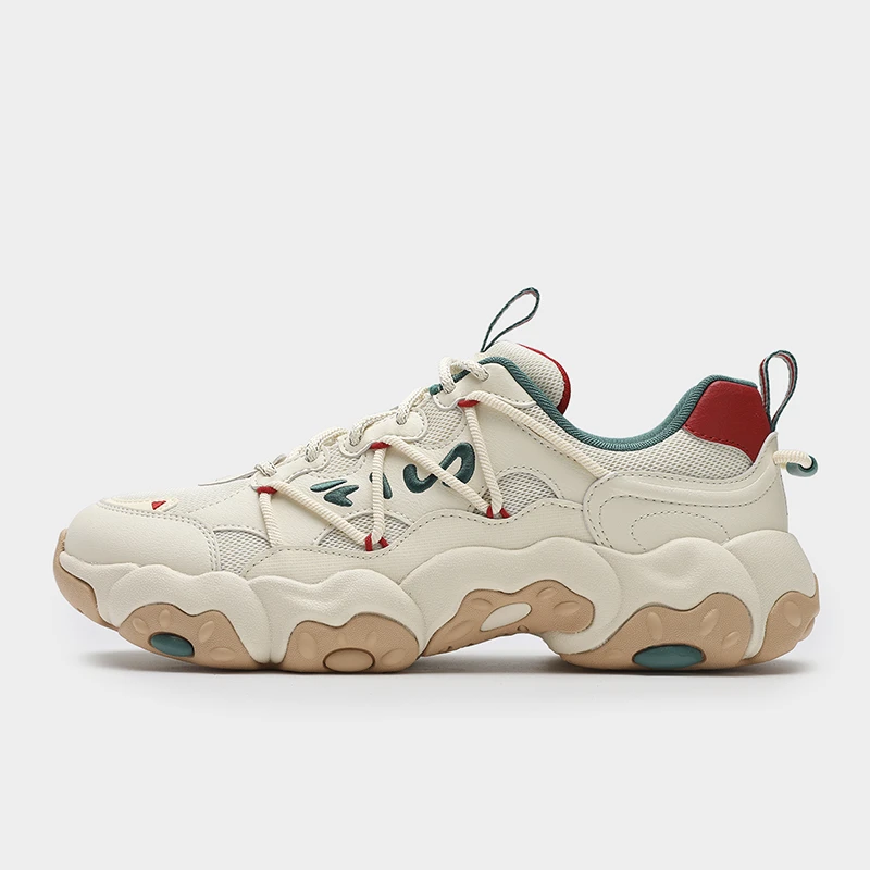 Fila/斐乐2024新款【猫爪6代】 复古绑带时尚经典老爹鞋F12M512103F