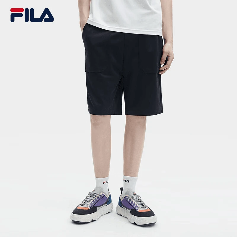 fila/斐乐官方男士五分裤24夏季新款休闲基础运动短裤F11M428606F