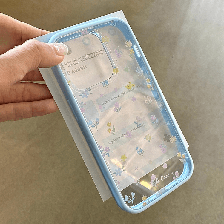 满屏彩花朵适用苹果13手机壳iPhone15小众14卡通12promax防摔创意