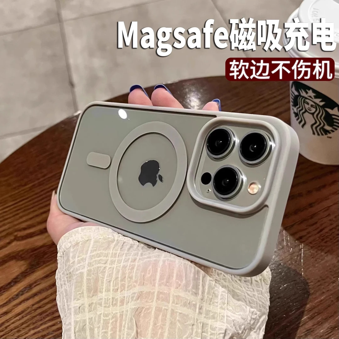 苹果15手机壳新款iphone14promax高级周透明防摔13plus全包12磁吸