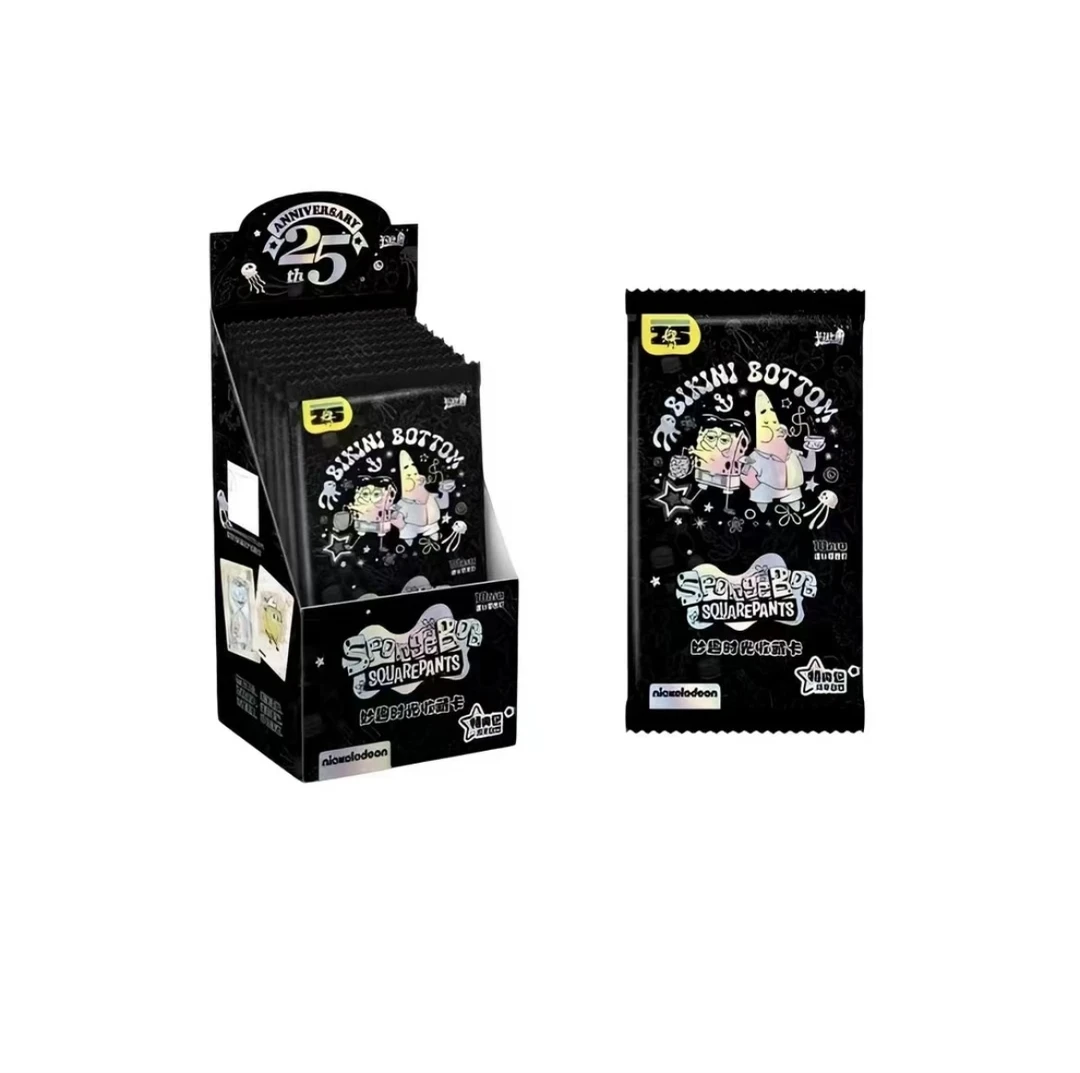 (拆卡)【新人礼卡游海绵宝宝-妙趣时光-周年创想特典卡】收藏卡牌