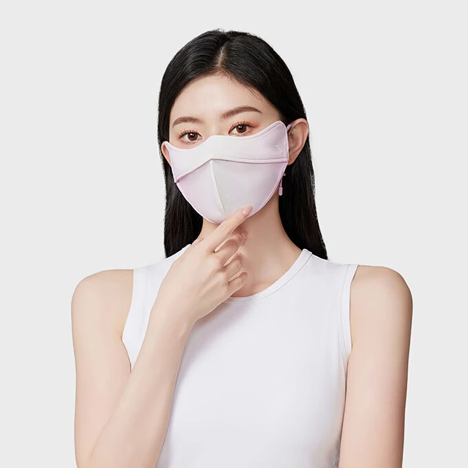 安踏防晒口罩户外透气高弹舒适女大面积脸部防晒罩 1824571587-YH