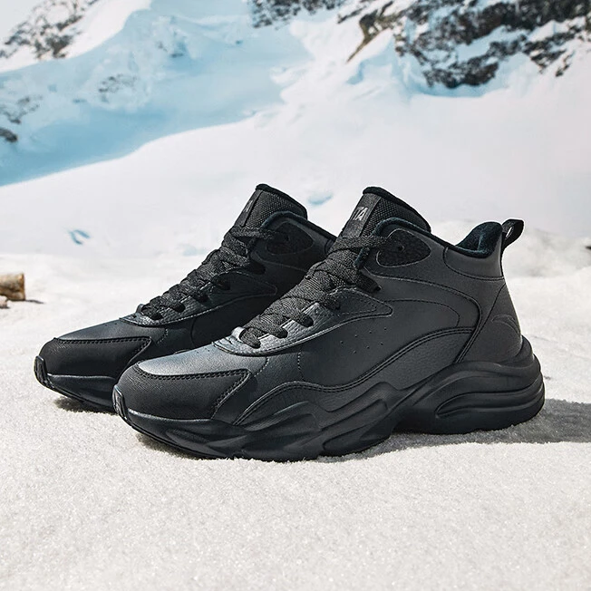 安踏行星大棉鞋男鞋保暖加绒加厚休闲鞋厚底运动鞋112448956-ST