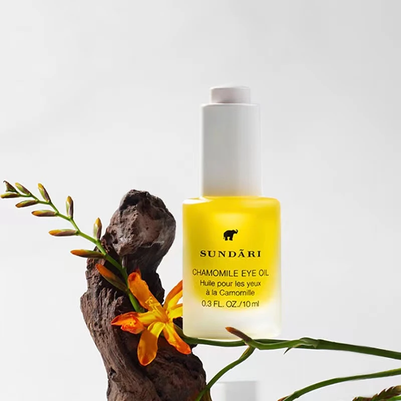 美国原装进口sundari桑德丽洋甘菊眼部精华油瓶10ml 补水保湿持久