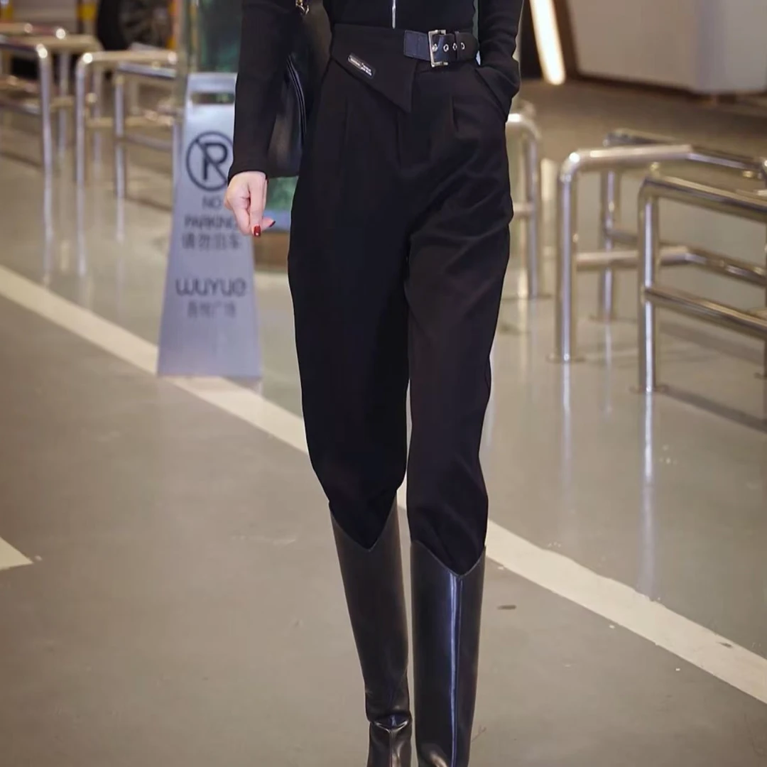 （萱萱推荐）小众个性设计显瘦百搭休闲裤