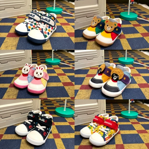 BX儿童鞋小熊小兔子帆布鞋