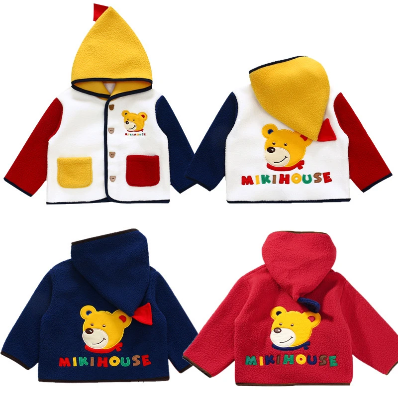 【思元定制】24228儿童mk熊爷爷拼色外套