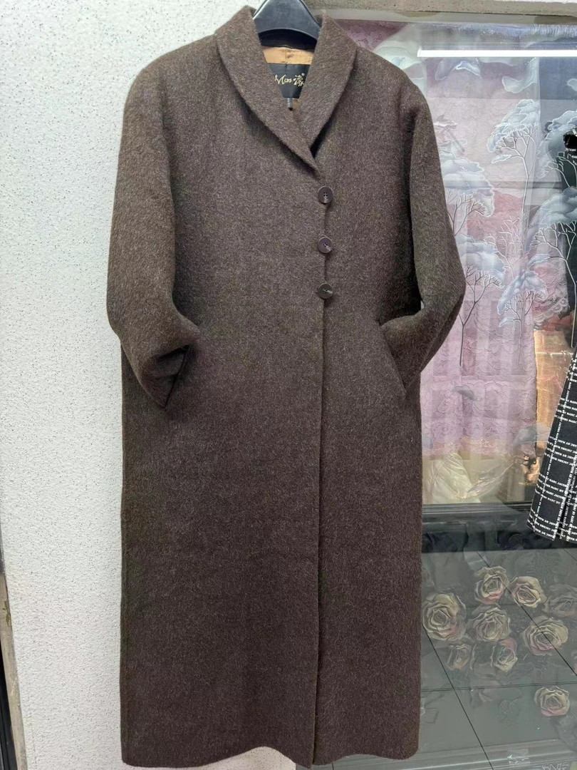 古着vinta女款百搭气质中长款大衣