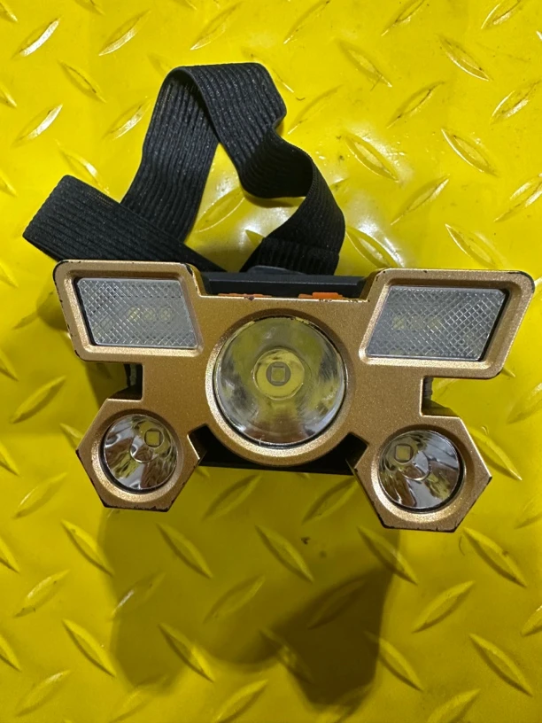 户外头灯一个带充电线 有问题联系客服处理