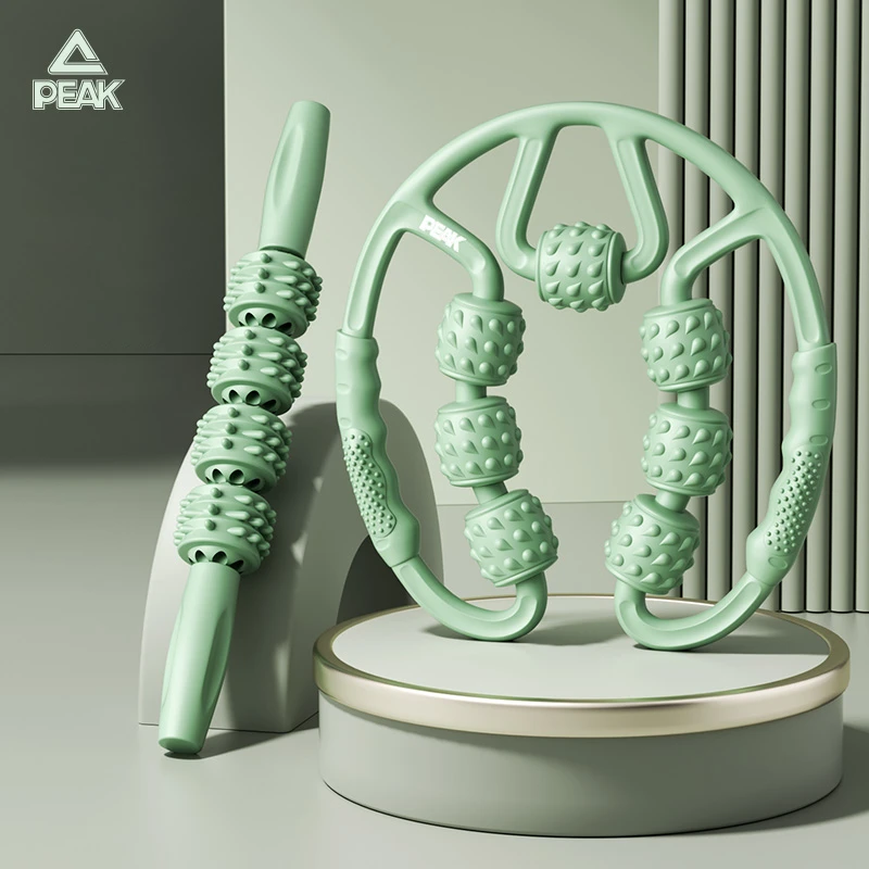 Peak/匹克按摩棒瘦腿环形回弹放松夹腿按摩器缓解拉伸可调弹力