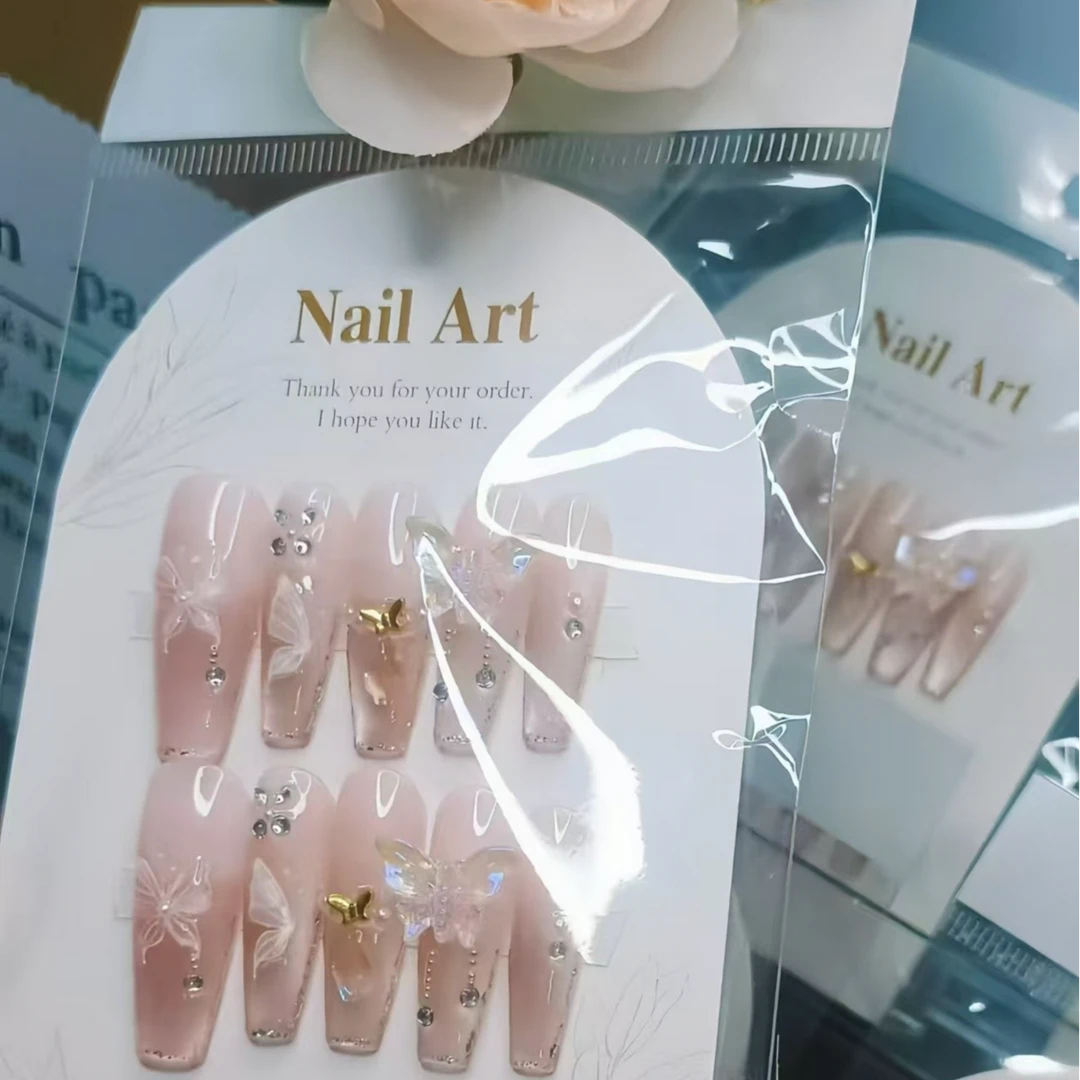 纯手工穿戴甲秋冬氛围感显白美甲  下单备注编码+昵称 NO退NO换