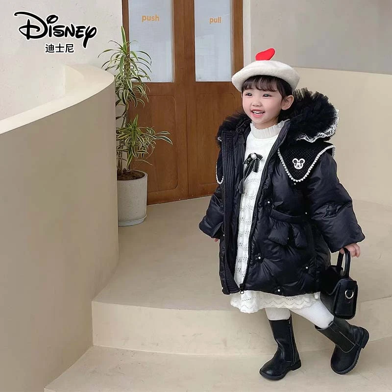 【迪士尼/Disney】儿童羽绒服冬季中长款冬装XYW4SU118