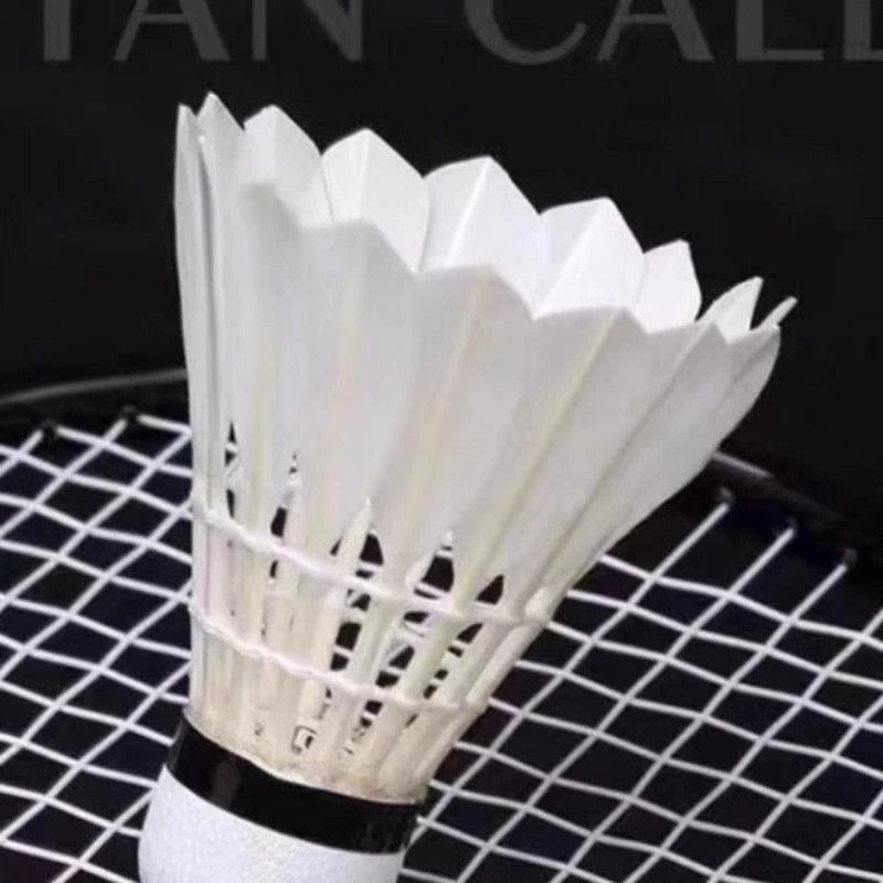 羽毛球耐打训练比赛用球专业鹅毛尼龙室外