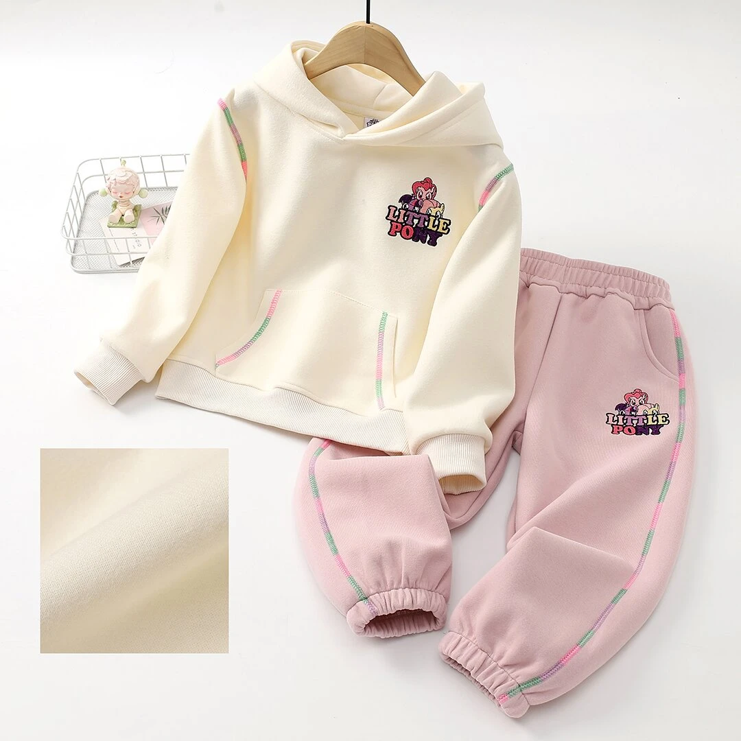 MY LITTLE PONY/小马宝莉中大童秋季亲子款长袖童装时尚卫衣套装