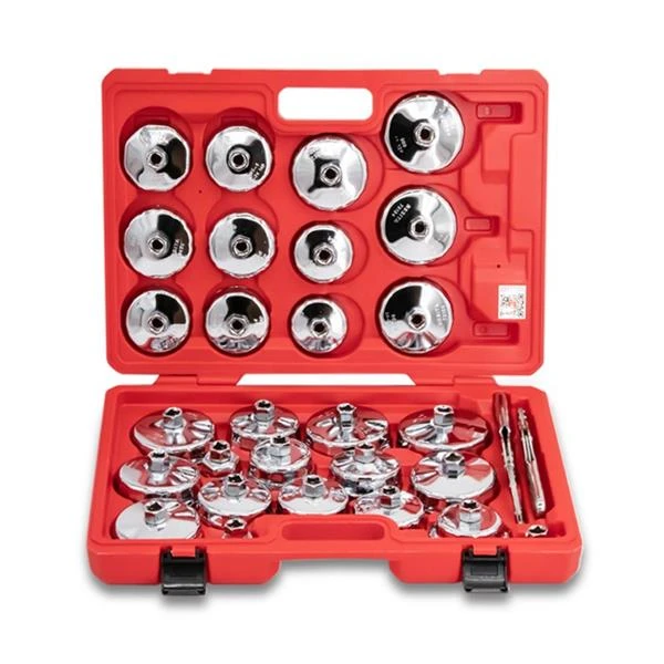 30件钢制机滤扳手滤芯机油格扳手机滤汽保工具帽式机油滤清器扳手