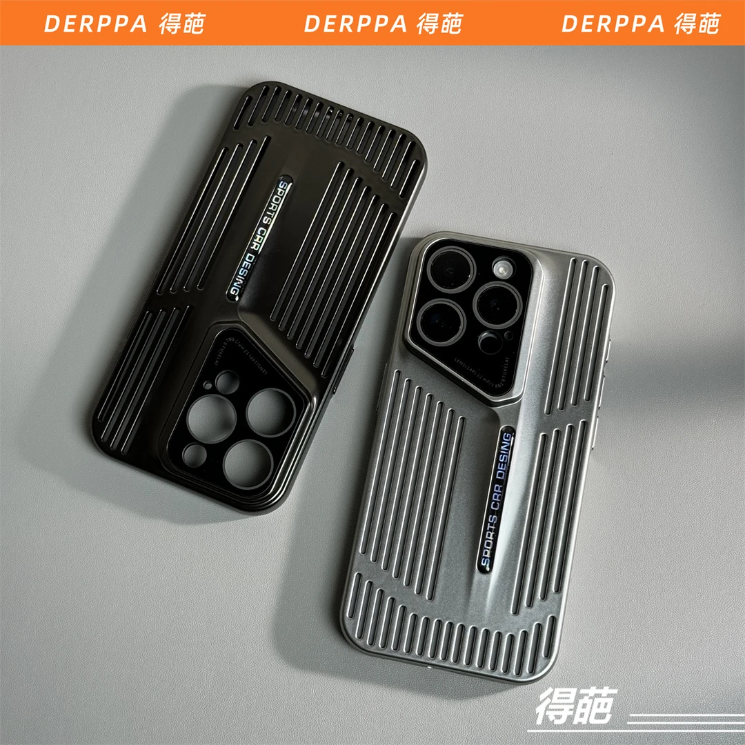 得葩新款刀锋镂空散热苹果15promax手机壳iPhone14保护套13/12