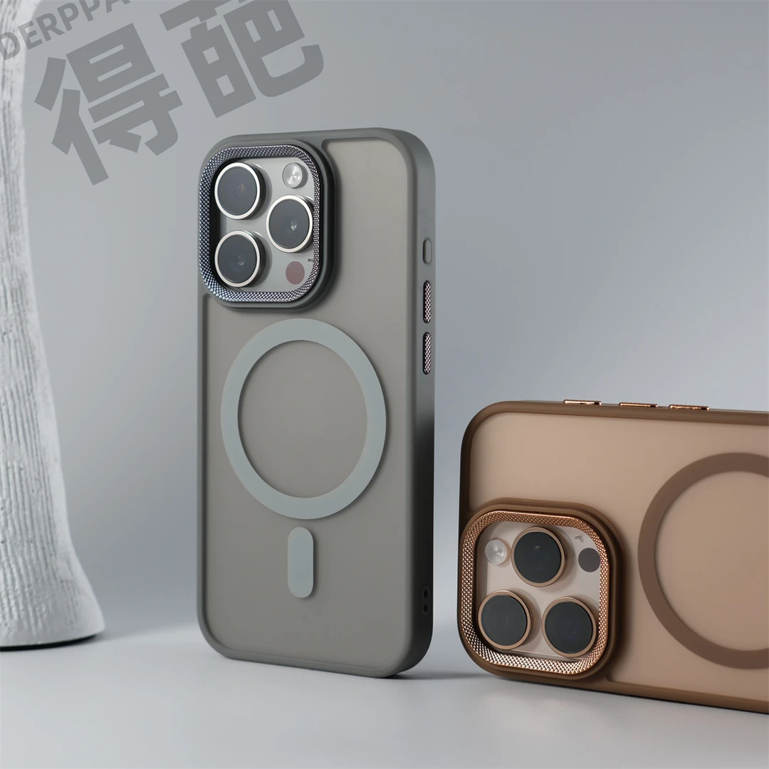 得葩磨砂肤感苹果16promax磁吸手机壳iPhone15pro抗指纹防摔14/13