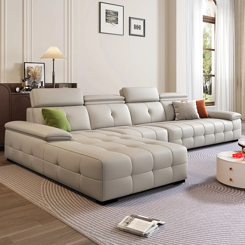 唯美思家真皮沙发客厅家用2024年新款爆款大户型现代贵妃位沙发