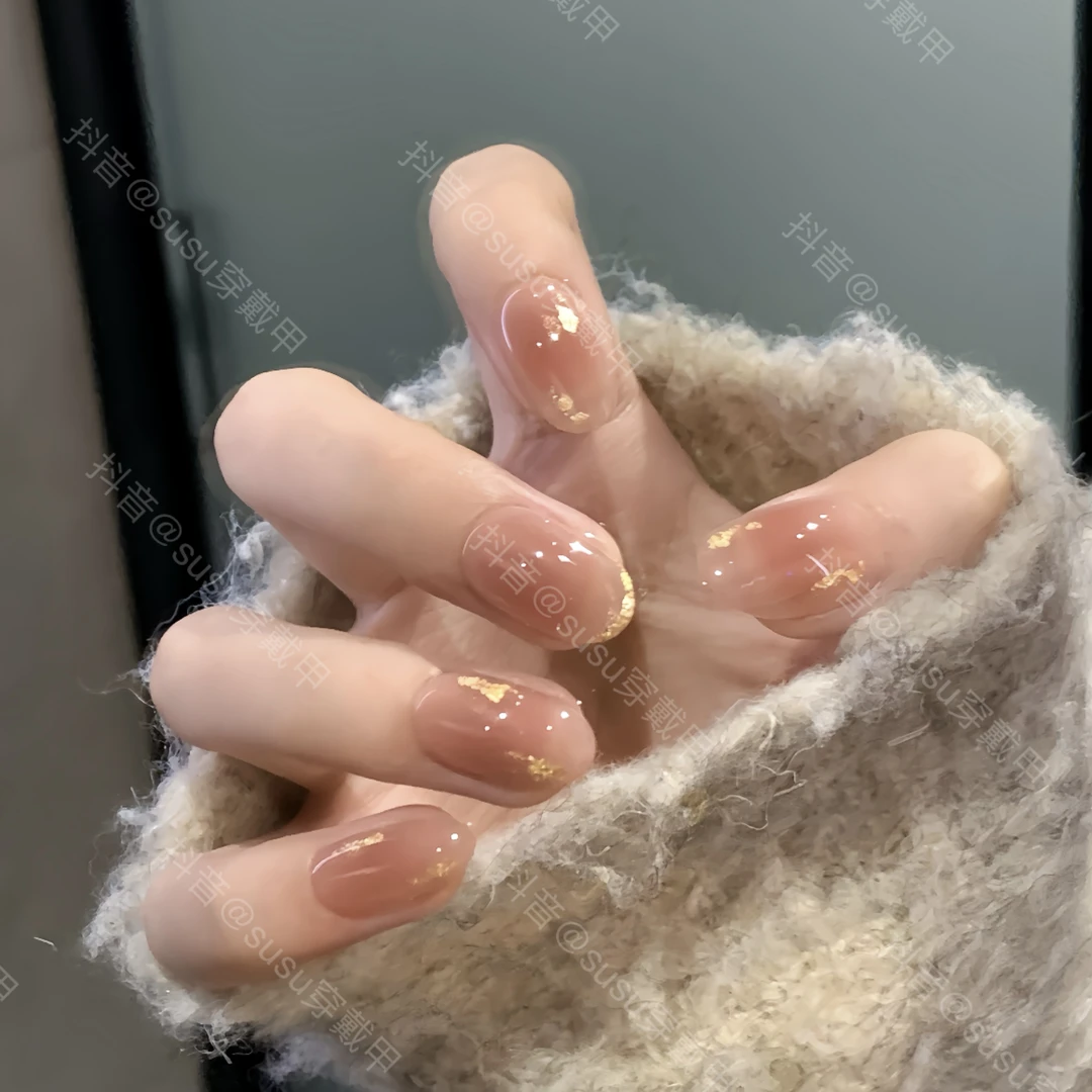 【人间富贵花】小席专享秋冬温柔高透纯欲纯手工显白气质穿戴甲