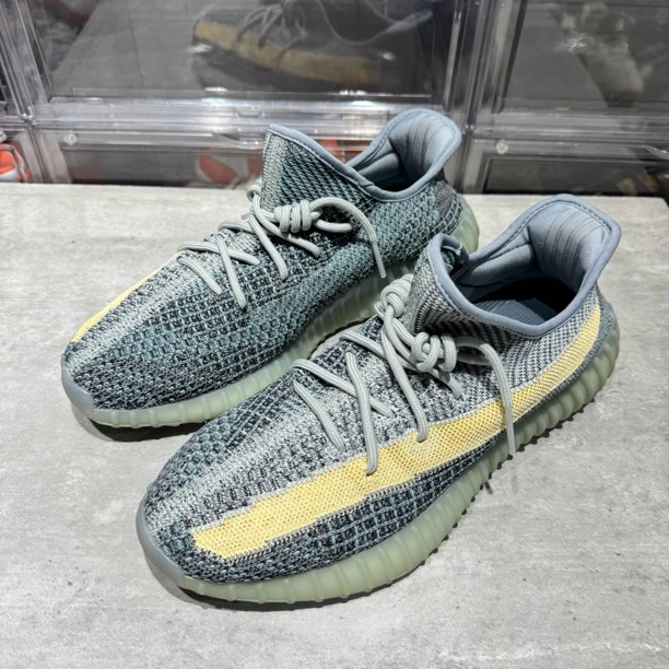 45码 二手 无盒 Yeezy350 水洗单宁 休闲鞋