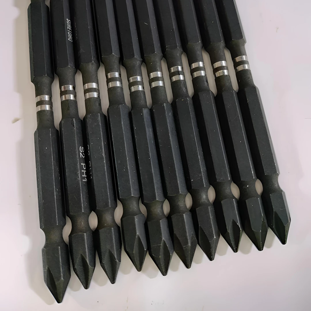 110mm双头十字螺丝批头1/4" （10支装）