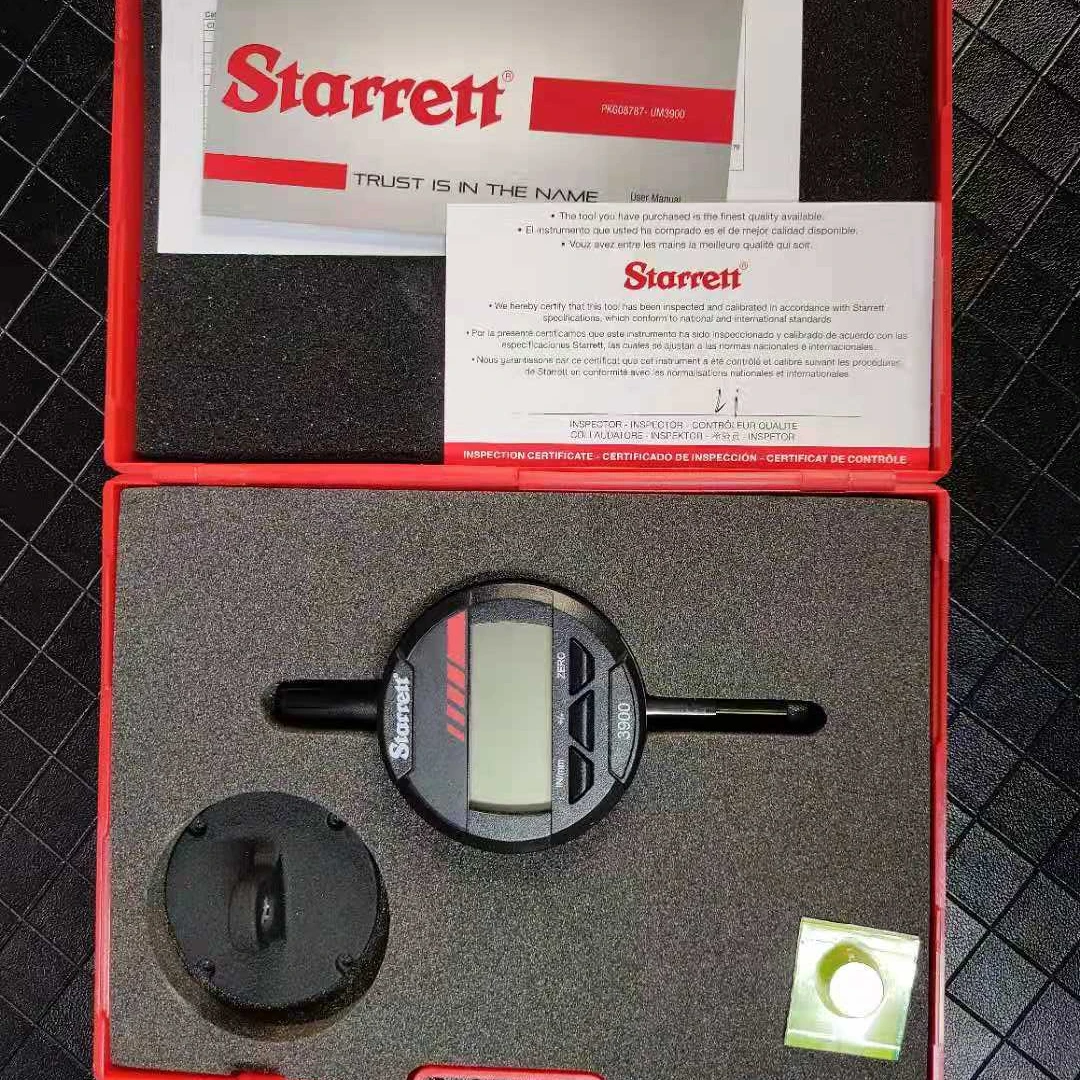 Starrett/施泰力电子指示表3900M-5盒装精密