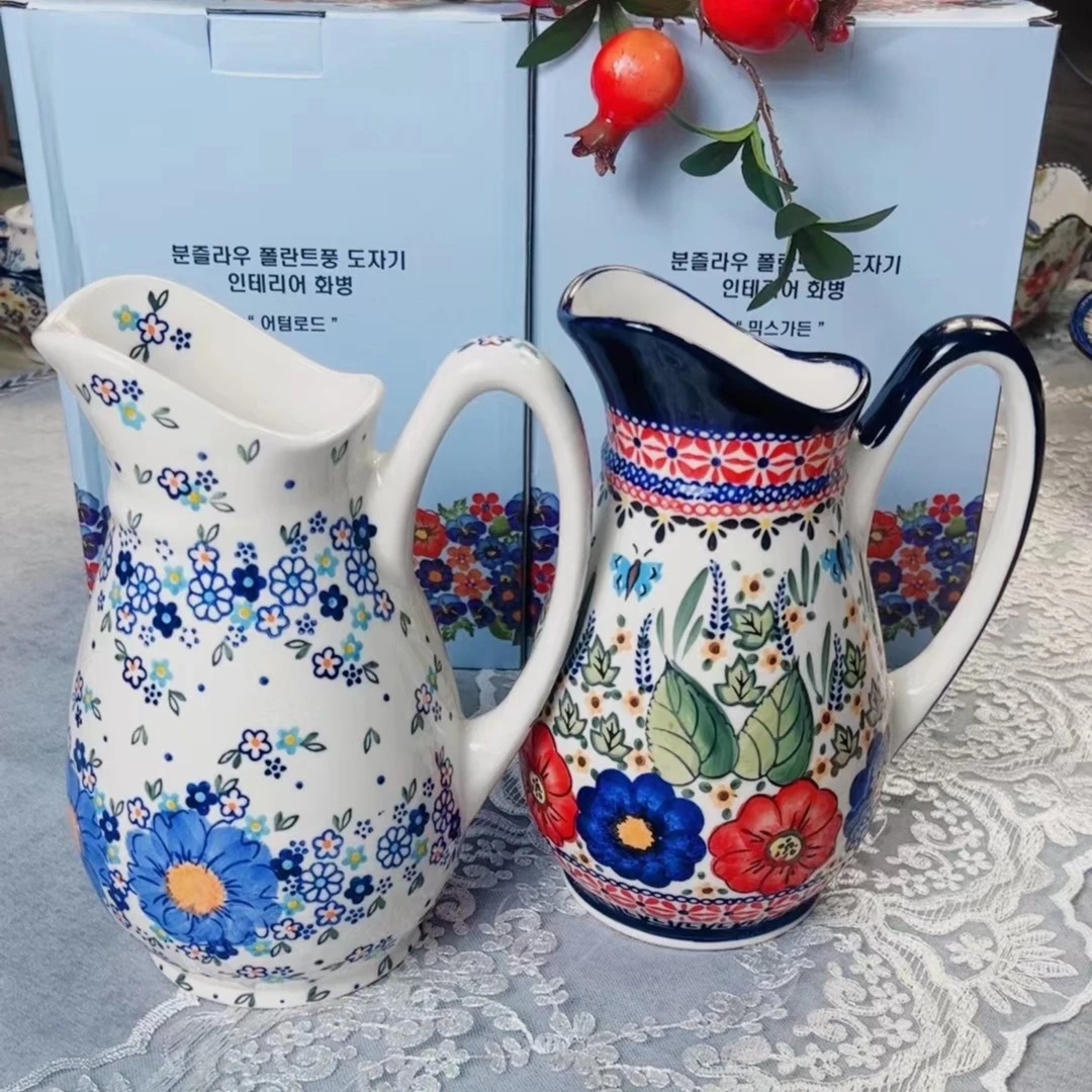 【厨美家】SILISIA/出口原单/手绘西里西亚陶瓷--冷水壶系列