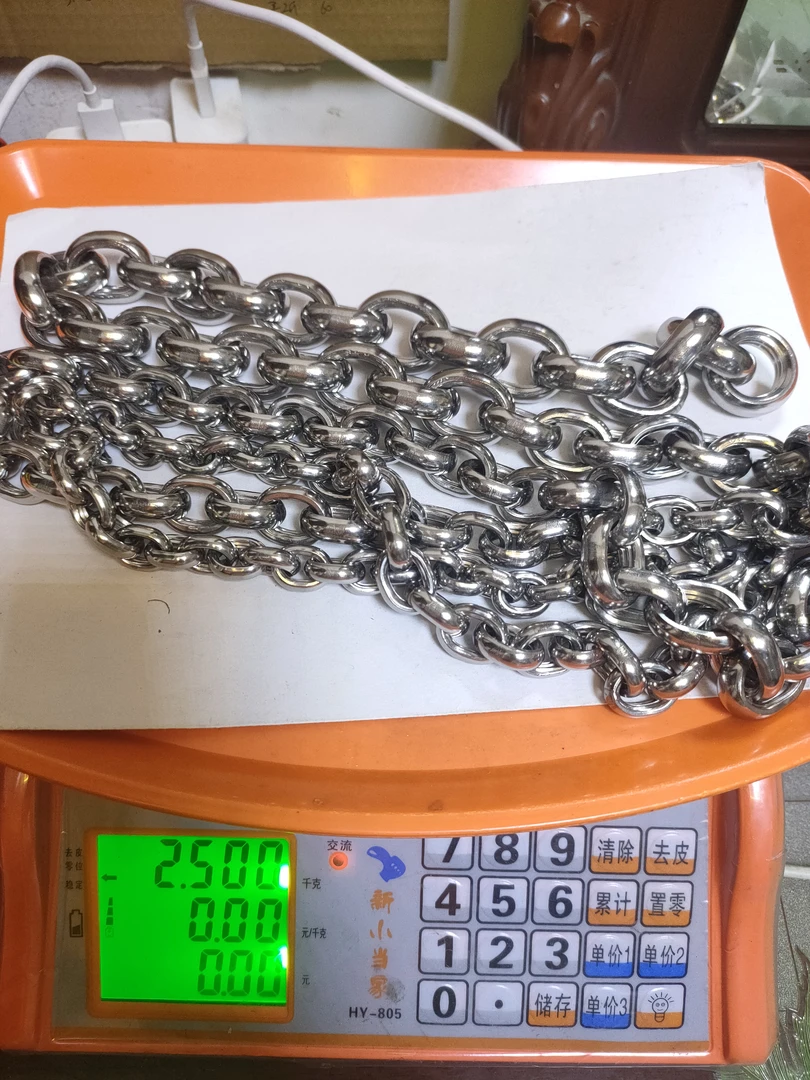 螺母有纹链条,304不锈钢