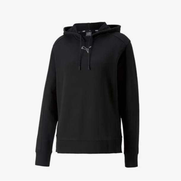 PUMA/彪马正品运动复古休闲女子透气针织连帽卫衣 673417-01