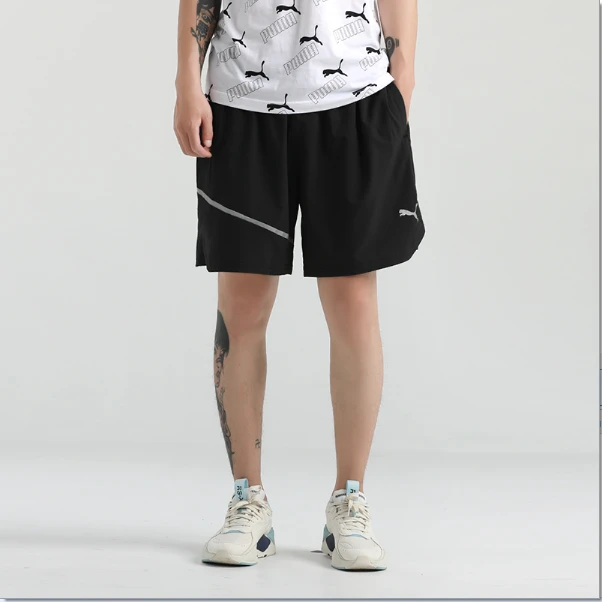 PUMA/彪马男士宽松夏季时尚透气舒适潮流休闲运动短裤 519371-01