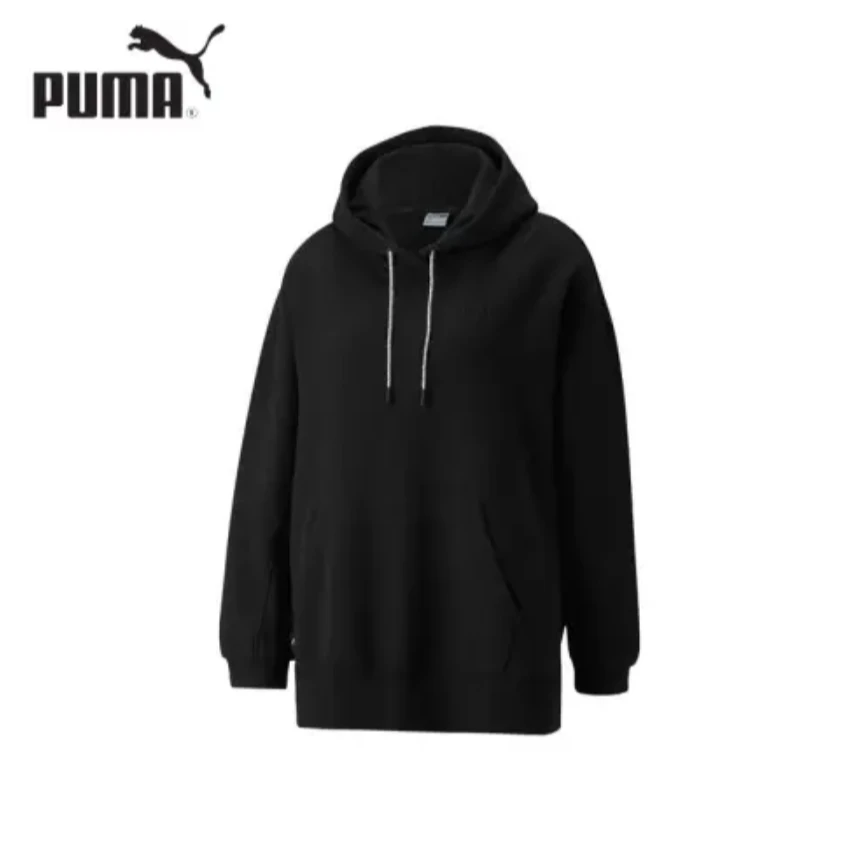 PUMA/彪马正品春季新款女子复古休闲保暖连帽运动卫衣 533421-01