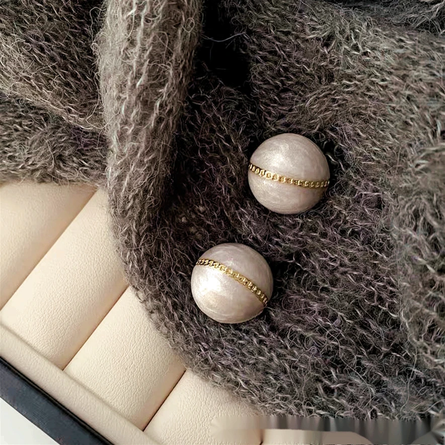 潮派简约S925银针法式轻奢耳钉气质温柔高级感时尚通勤款耳环女