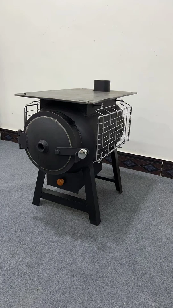 气化炉煤气罐改装无烟气化炉带二次燃烧取暖神器围炉煮茶铁板烧。