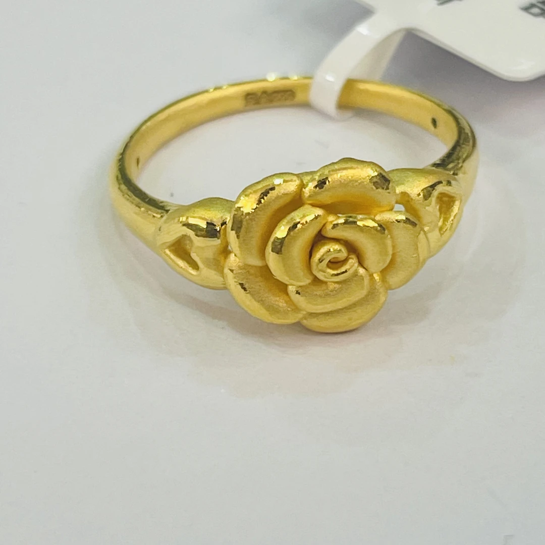 【小婷专享】足金戒指 14# 桃花戒指1.55  足金999