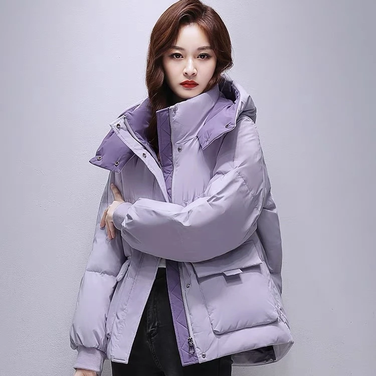 《雪花漫漫》氛围感女神·撞色系外套